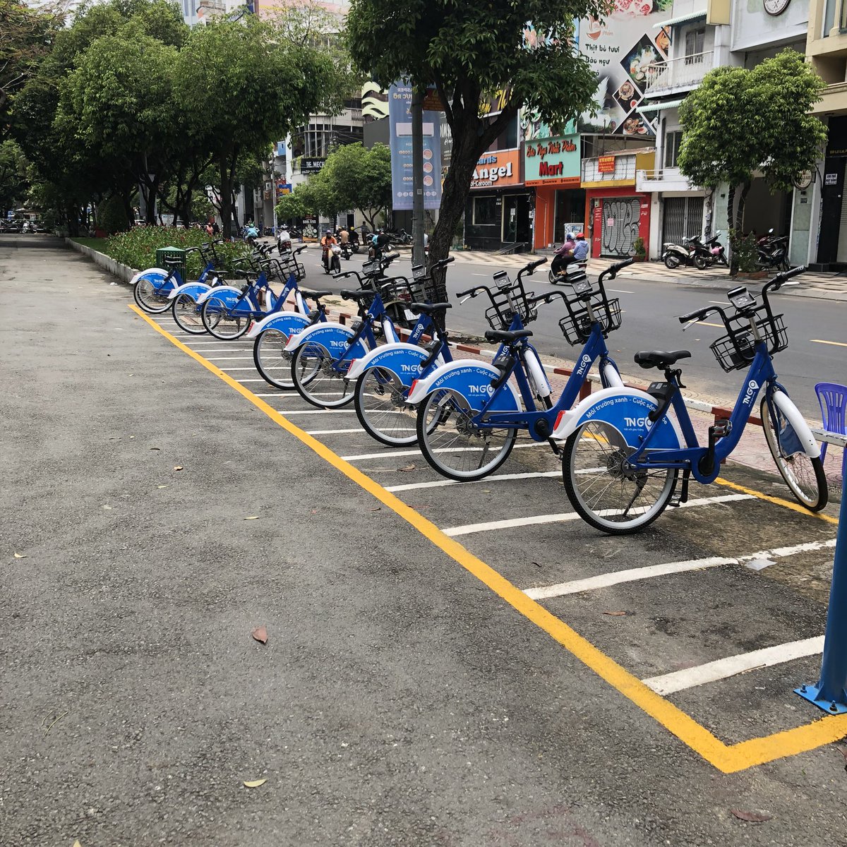 Mô hình đạp xe qua app cũng đã triển khai ở HCMC,