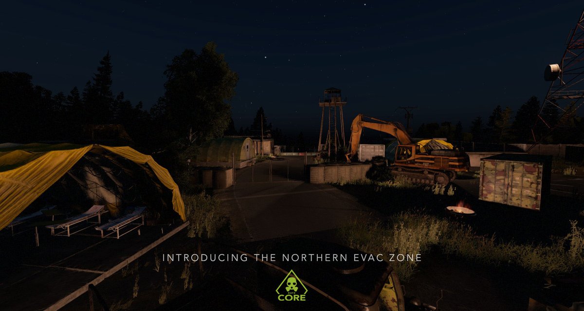 dayzcoregg's tweet photo. We are introducing two new hand-crafted custom locations with our patch at 7pm (next server restart). One is the Northern Evac Zone - meant to be a meeting point for survivors. It could use a faction to guard the place from infected and bandits. Do you have what it takes? #dayz https://t.co/A7yDL0eN28