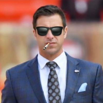 LanceTHESPOKEN's tweet photo. If Brett Veach lets Tyrann Mathieu walk, trade Tyreek Hill for picks, passes up on essentially every big named free agent, then fills the Chiefs current/glaring needs at edge/corner/receiver/right tackle in the draft all in one offseason, this should be his statue at Arrowhead. https://t.co/arHGk3rDNd