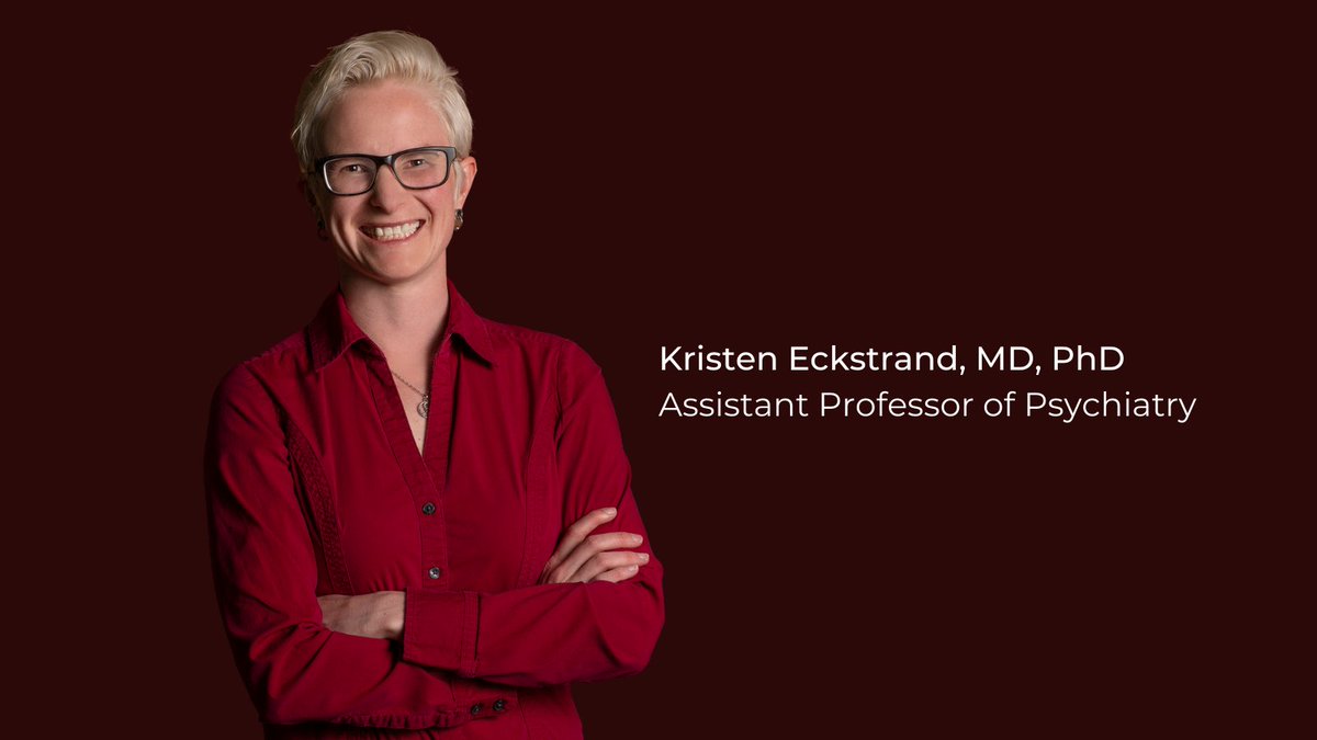 👏Pitt Med has recognized Kristen Eckstrand, MD, PhD (Assistant Professor of Psychiatry), for her dedication to supporting student experience and for serving as an exemplary role model for tireless compassion and advocacy on behalf of patients.  bit.ly/3uG7kWZ