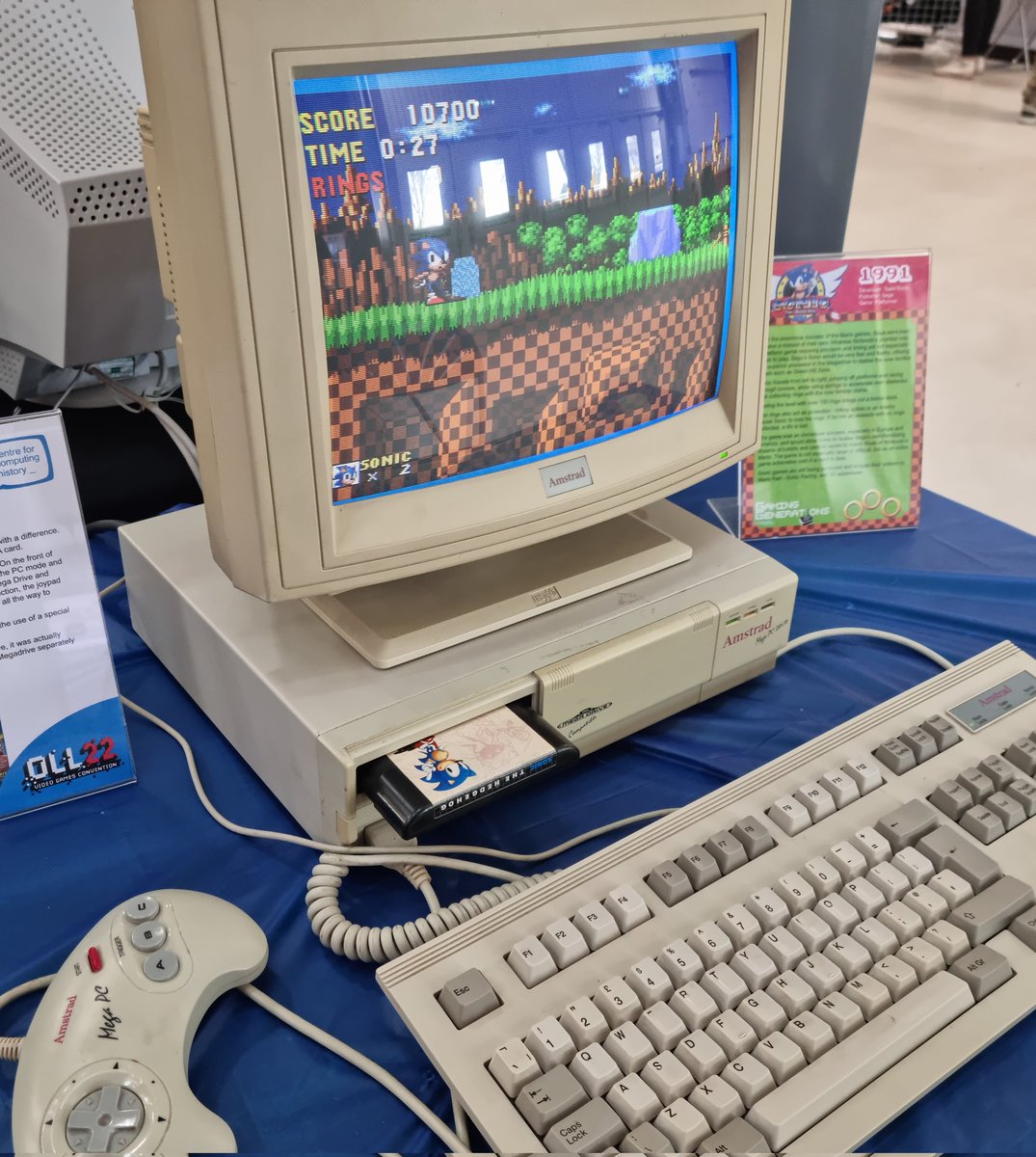 Had not played the #Amstrad #megadrive mash up since way back when. Good to see this one up and running.