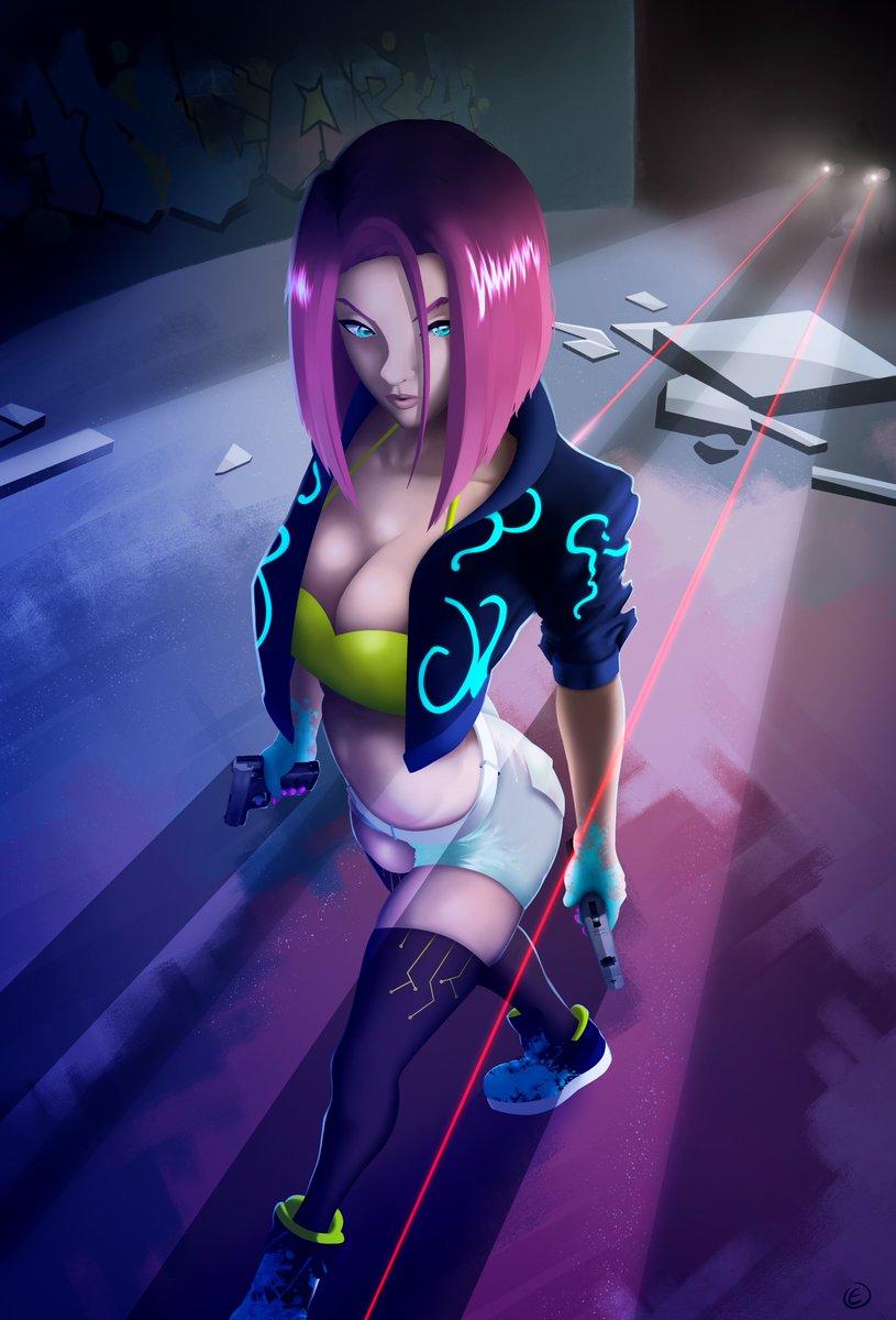 thejimkid's tweet photo. Hey it's been awhile. Been studying that art thing. Anyway here's a commission for @BladeTesha. https://t.co/JE7TKejcr5