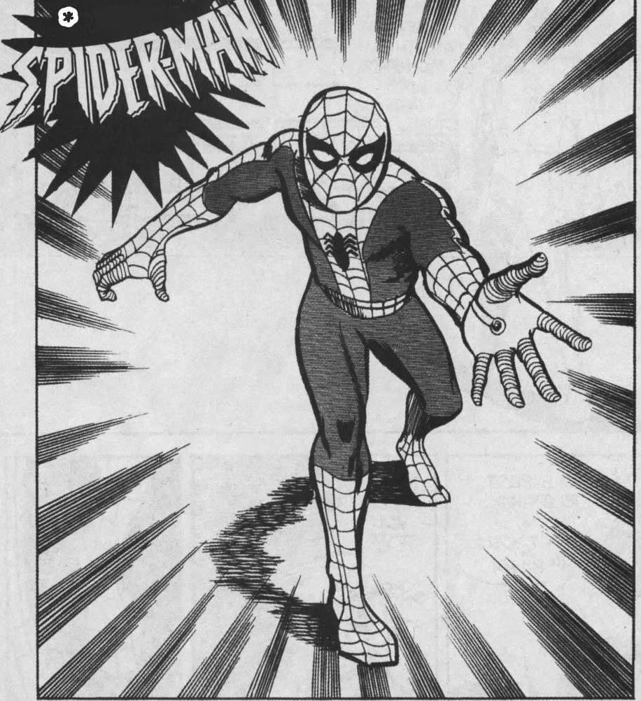 Existe um mangá antigo do homem aranha