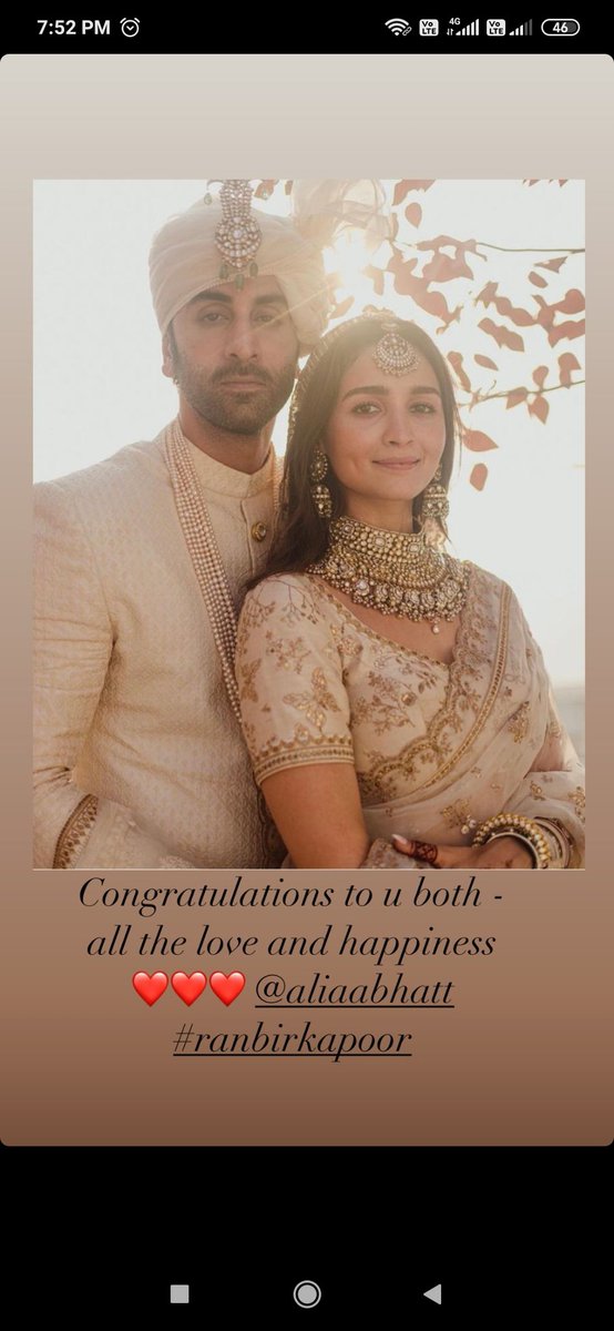 VivekTalwar11's tweet photo. If your ex girlfriend wish you on your marriage publically it's possible only for person of golden heart.
#katrinakaif on #ranbiraliamarriage https://t.co/VZCX6jQWTA