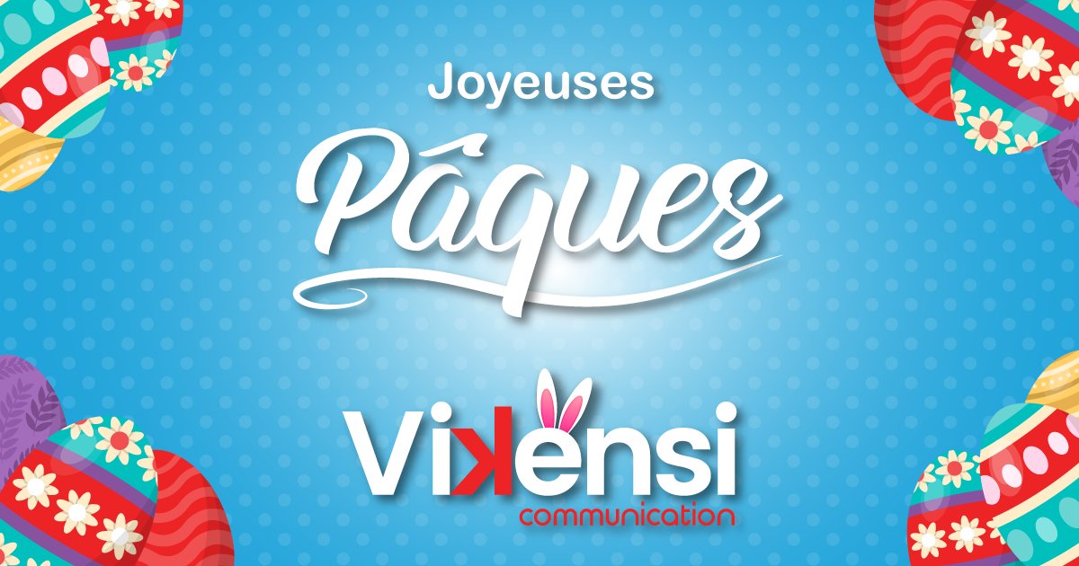 vikensi86's tweet photo. 🥚🐰 Très bon week-end de #Pâques à tous 🐰🥚

On se retrouve dès mardi pour venir mettre des couleurs dans votre #communication 🎨😉

Pour nous contacter 👉 contact@vikensicommunication.fr https://t.co/VSOnrervy0