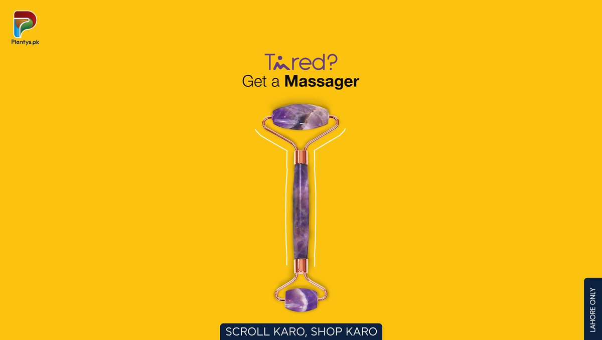 The perfect massager is now available online to have smooth and fresh skin after a hectic day. 
Buy in Lahore: plentys.pk/products/Jade-…

#plentyspk #scrollkaroshopkaro #ecommercebussiness #onlinestore #skincare #facialmassage #salonathome #highendbrands