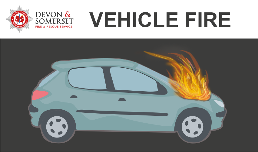 DSFireUpdates's tweet photo. Crews from #Middlemoor and #DanesCastle have extinguished a car fire on the A30 eastbound near Alphington, Exeter https://t.co/xGDYaFqPVm https://t.co/U4l5Ag8IFr