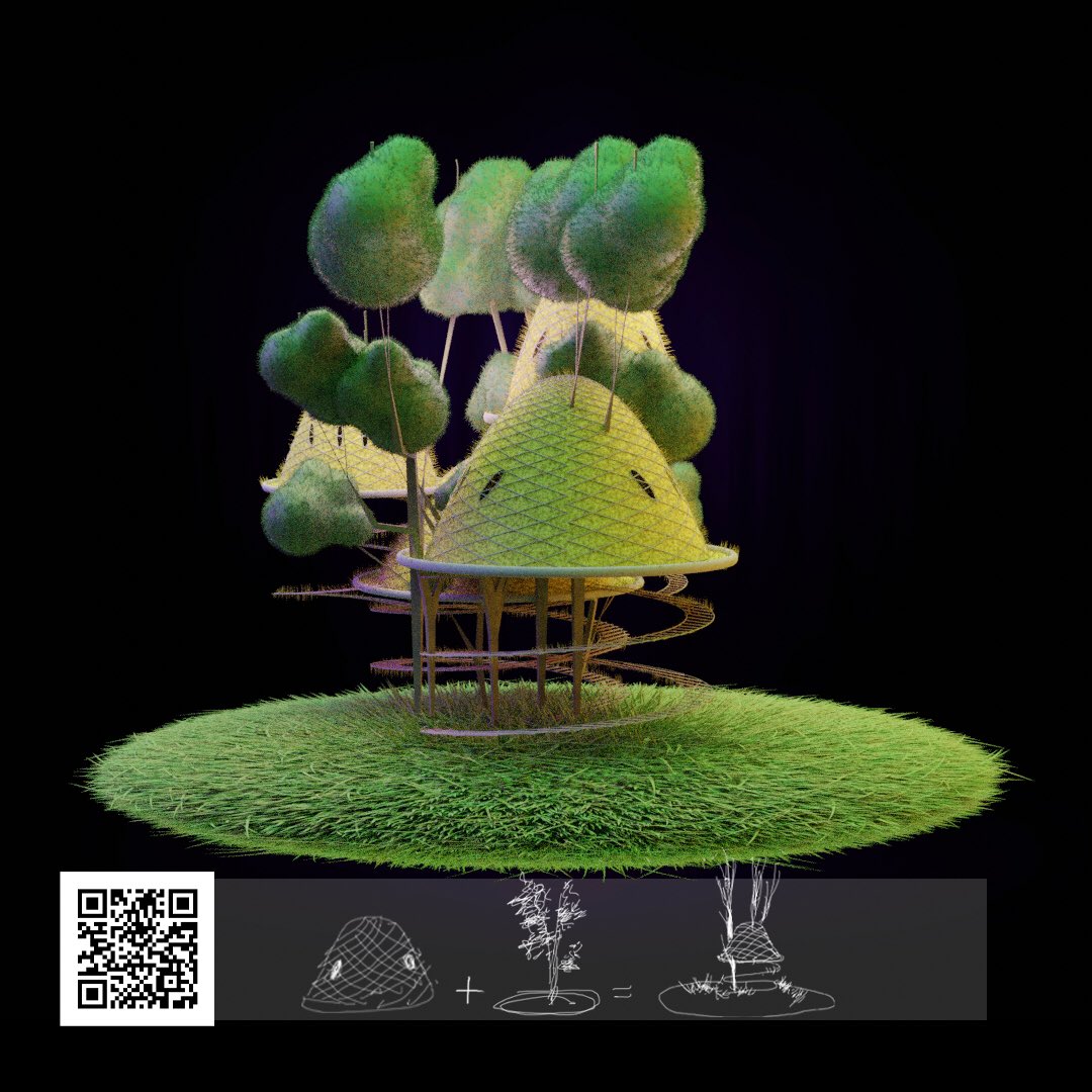 🤟🏻🌱This is TREE OF ARCH amazing collection on 
FND:foundation.app/@natron3D
The TREE OF ARCH is a traditional story. Tree of arch possess a huge knowledge about all architectural styles. 
🍃0.2 $ETH 🍃✨