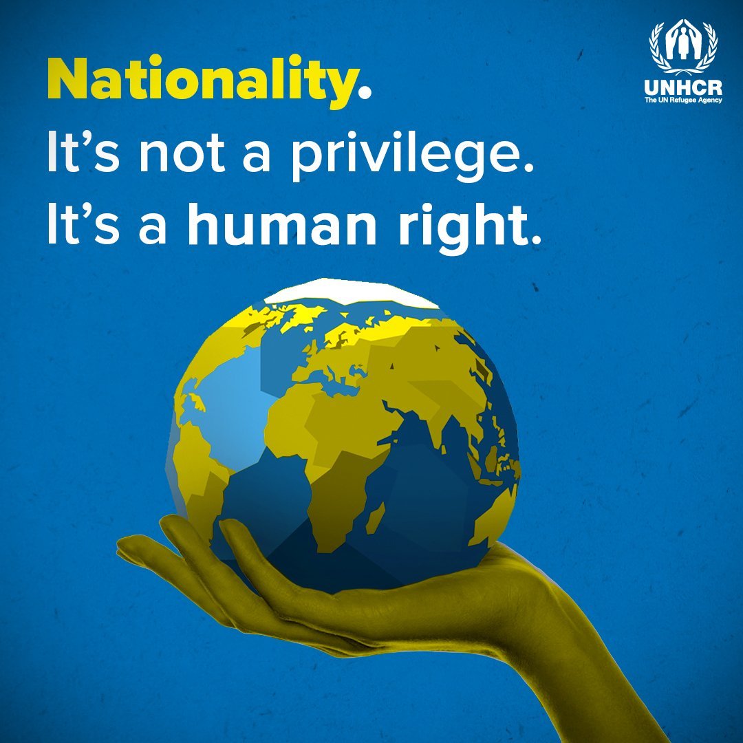 Having a nationality is not a privilege - it's a human right.

Without a nationality, people face being excluded from education, medical care &amp; legal employment.

We need urgent action to #EndStatelessness for the millions of people living in the shadows of society.