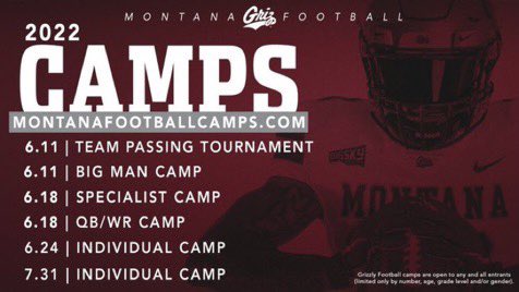 Thank you <a href="/GrizCoachGreen/">Justin Green</a> for the camp invite later in the summer this year!! 
<a href="/CoachPerrone/">Coach Perrone (My Recruits)</a> <a href="/litten_andy/">Andy Litten</a> <a href="/HHSathleticsAZ/">Horizon Huskies Athletics</a> <a href="/JUSTCHILLY/">Just Chilly</a>