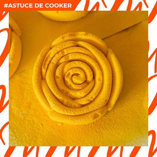maspatule's tweet photo. • Astuce de cooker • 
.
Pour donner un joli aspect #printanier à vos #entremets, misez sur un #flocage jaune qui leur donnera une couleur #acidulée ! 🍰 
.
[La recette est sur le blog ! >> https://t.co/u9zHVyHGHR 📙] https://t.co/CM0pZBly4h