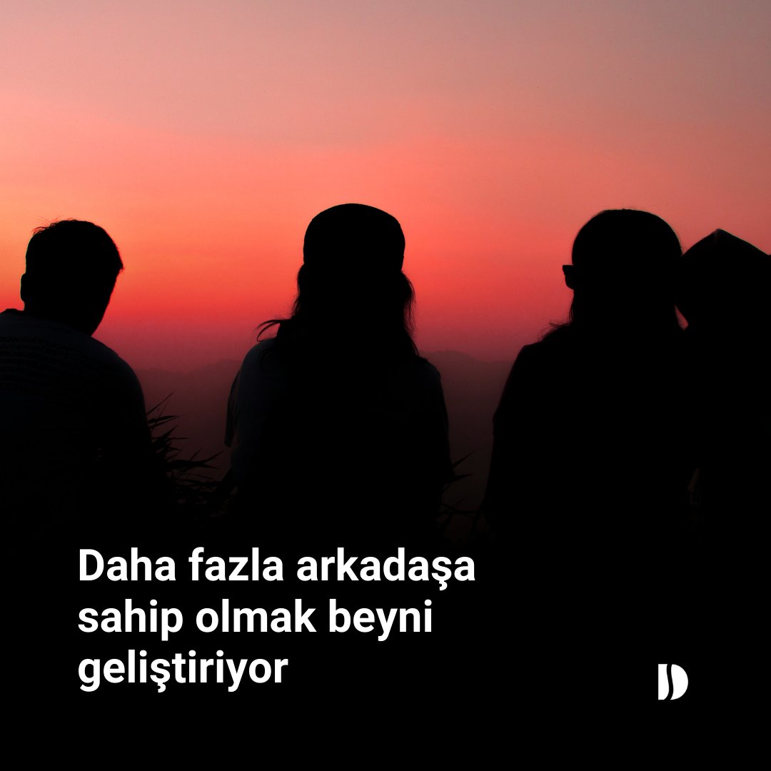 Daha fazla arkadaşa sahip olmak beyni geliştiriyor
#Bilim #Psikoloji #Sosyoloji