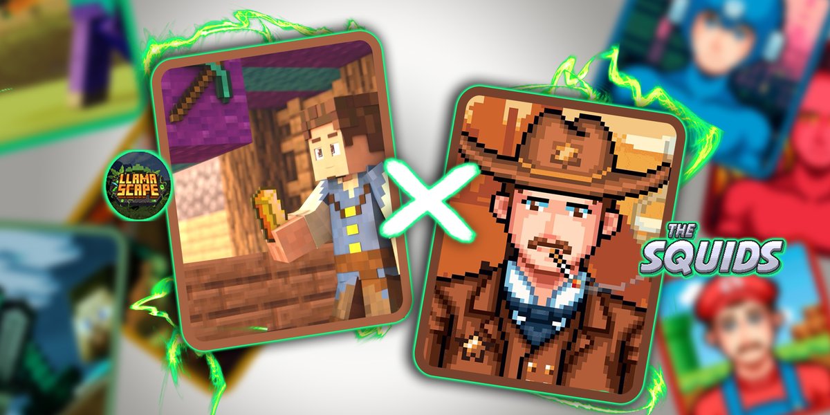 🦑 The Squids X  Llamascape 🦙

Giveaway : 🎊
3 x Llamascape WL spots
3 x 3  Squid inks winner

To enter:
➡️ Follow  
<a href="/TheSquids_NFT/">The Squids</a> 
<a href="/Squids_studio/">@Squids_studio</a> 
<a href="/LlamascapeNFT/">Rebranded to NuCyber.</a> 
➡️Like ❤️, retweet ♻️ and tag friends
➡️ Notification 🔔 ON (Screenshot proof)