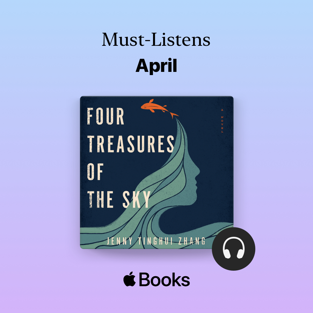 Excited @AppleBooks chose THE YOUNGER WIFE by @SallyHepworth , REPUTATION by @lexcanroar , and FOUR TREASURES OF THE SKY by @pantaloonies as some of their April Must-Listens! Check it out here: apple.co/mustlistens @katharrine