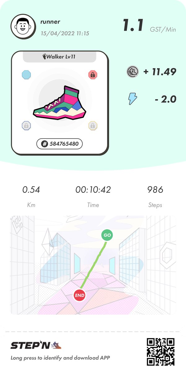This can't be sustainable, but I earned $50 walking home from the park. 👟