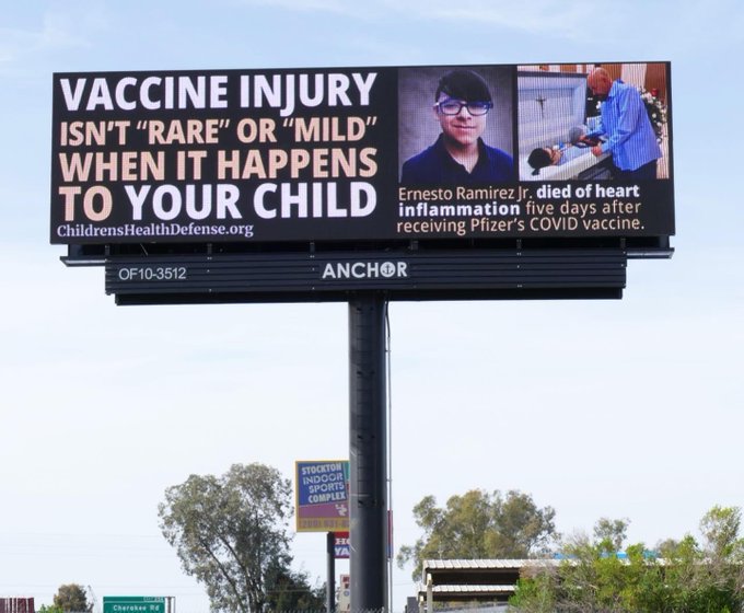 Father Launches Billboard Campaign to Tell the World His Son Was Killed by the Pfizer Vaccine FQZUUs5aIAINmbV?format=jpg&name=small