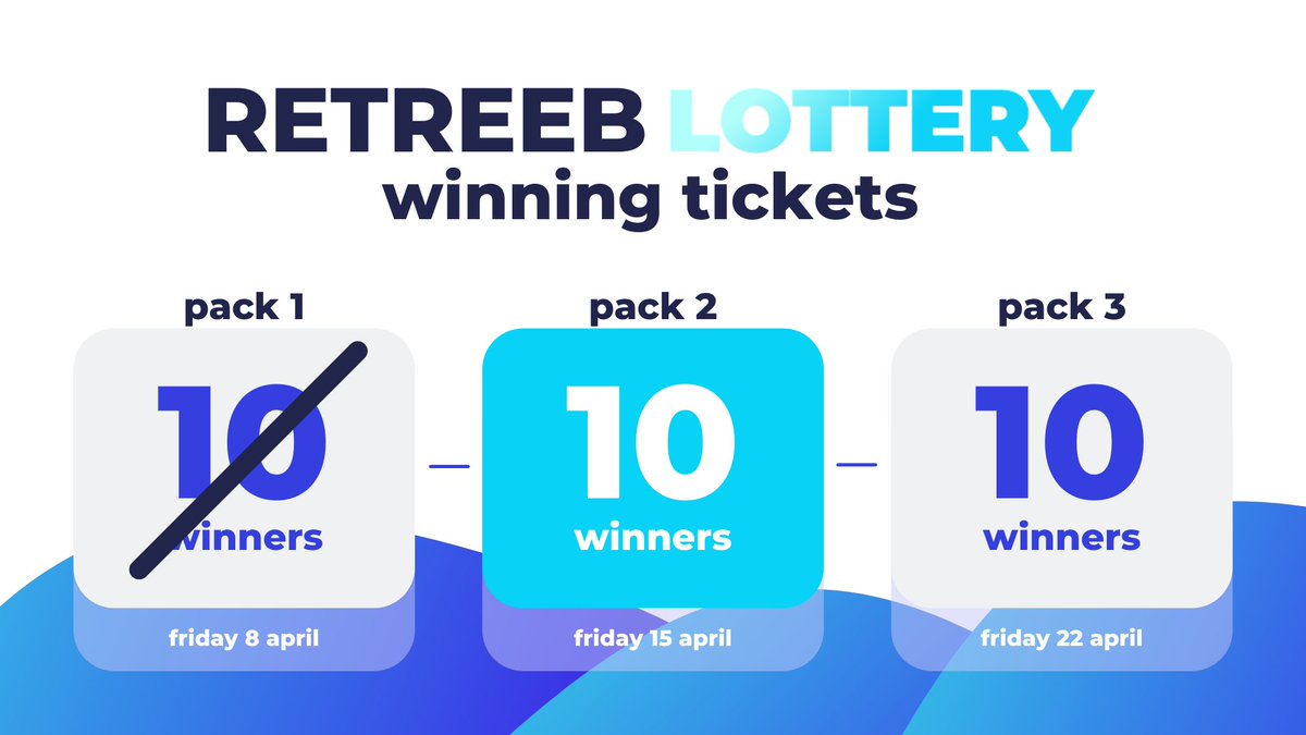 retreeb_io's tweet image. 🎰 Retreeb Lottery 🎰

Second week - second pack 🏆
25K $TREEB left to win ! 

Check your numbers 👉 bit.ly/37Vf5Qc  

Next week, we are revealing the third and last pack so stay tuned ! 🤞
$treeb