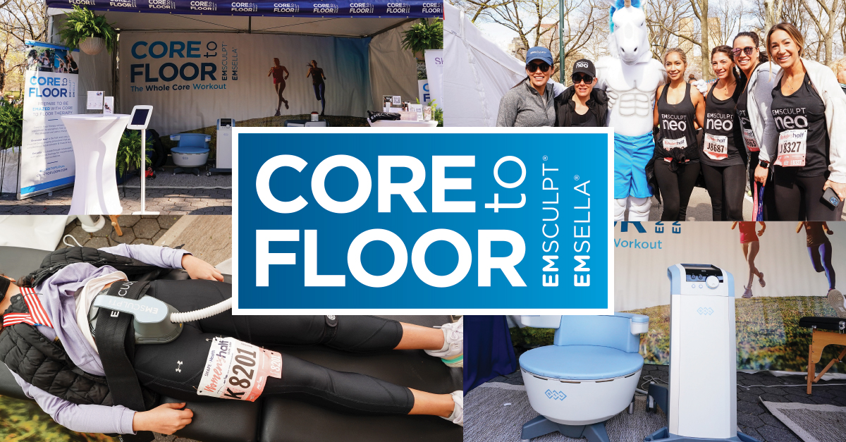 Runners of the SHAPE + Health Women’s Half-Marathon went the extra mile with CORE to FLOOR Therapy at the Emsculpt Neo® and Emsella® festival tent. These innovative devices accelerate your workout performance in as little as two weeks. #ad 
Learn more at coretofloor.com