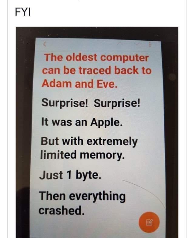 adam and eve apple computer