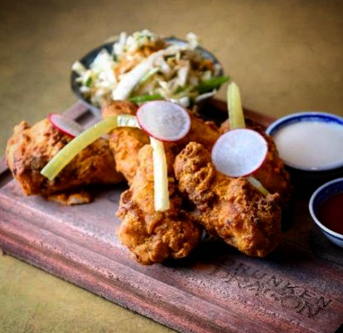 Home is wherever our twice fried chicken is 🧡  #DrunkenDragon