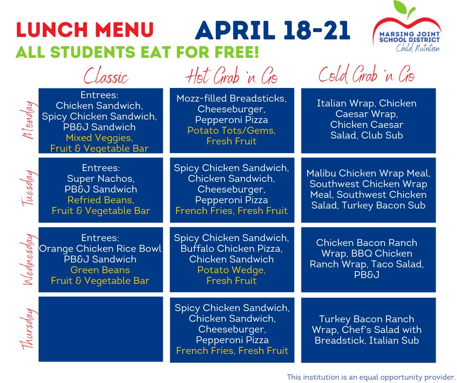 Marsing Joint School District Child Nutrition (mjsdnutrition) / Twitter