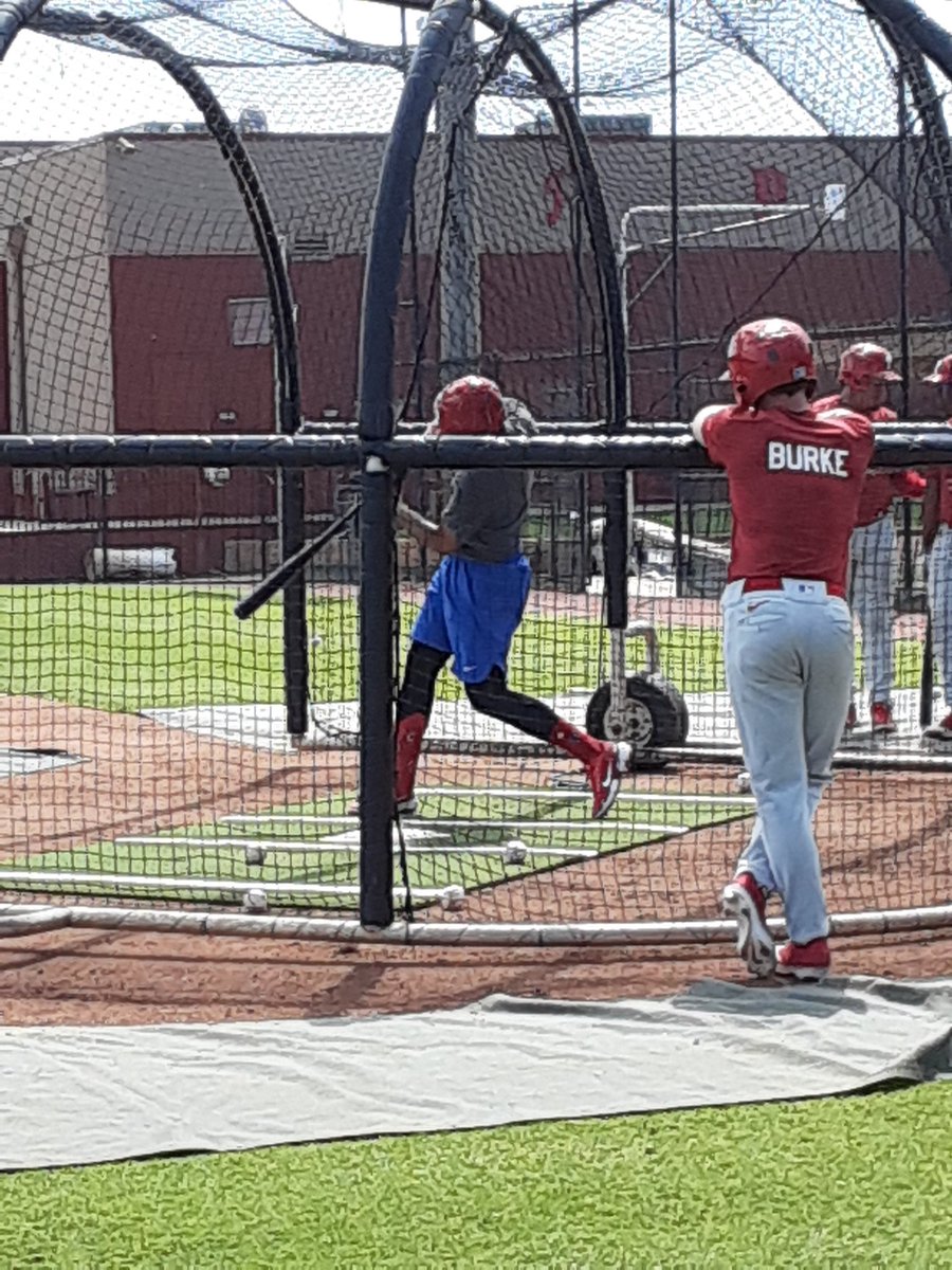 Daniel Brito taking BP today.