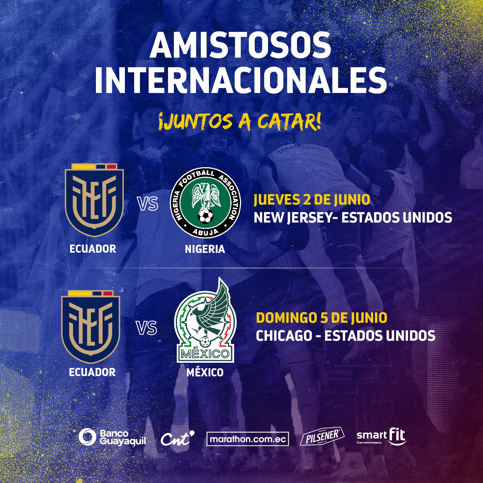 Teleamazonas on Twitter "Deportes estos son los partidos amistosos