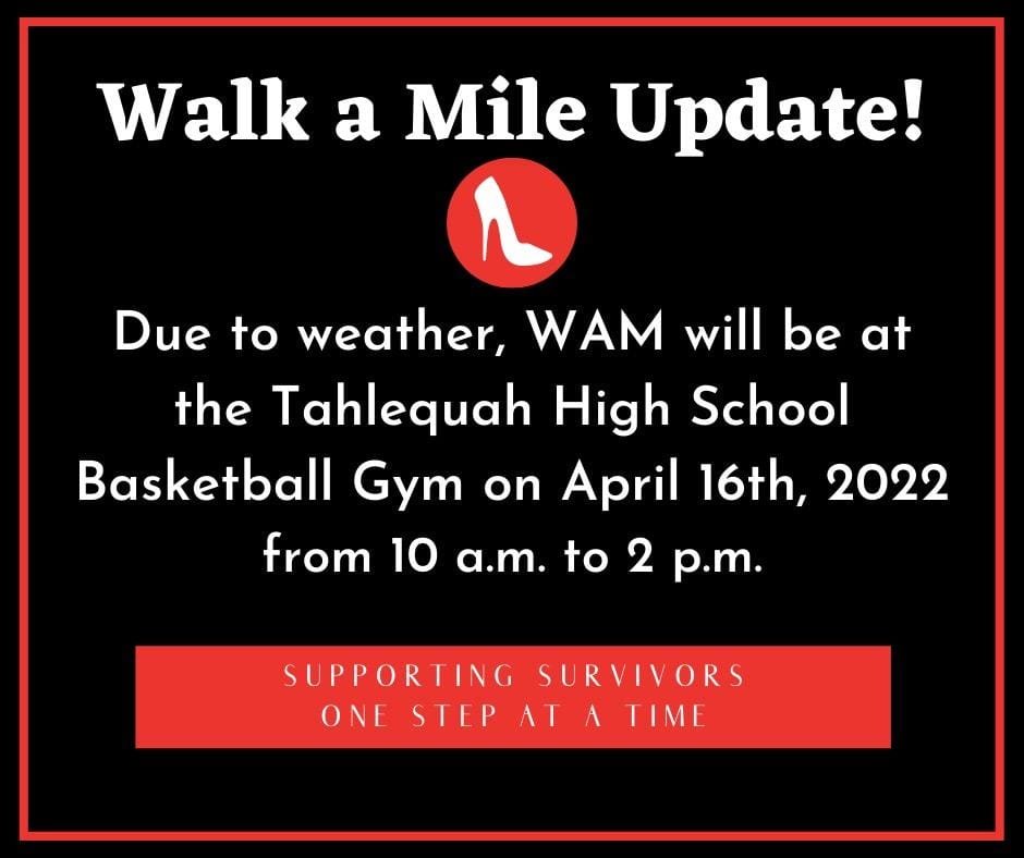 Don't miss this event tomorrow! You can still sign up at 10am to walk. Location has been changed due to impending weather. Come and support one of our community partners. Help In Crisis