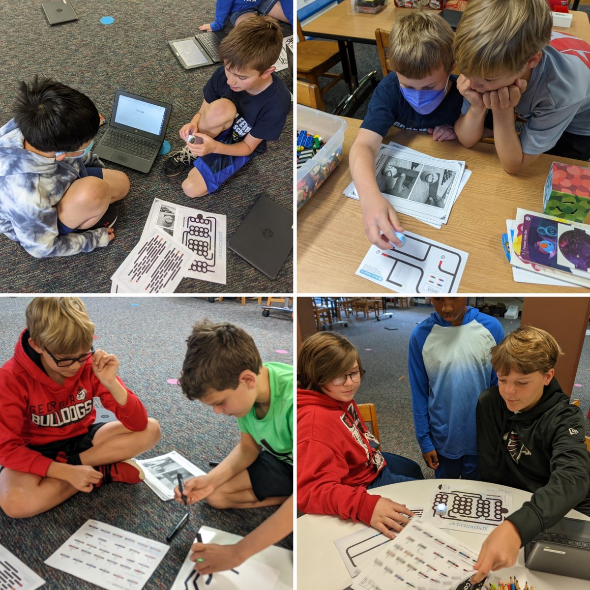 STEMismyJAM's tweet photo. Many thanks to Mrs. Shook for helping us with a challenging but fun day of STEM and technology challenges! @cfesmustangs @cfesmediacenter #stemgeorgia #ocsdigital @makeymakey @littleBits @Ozobot https://t.co/p83oERQRVd