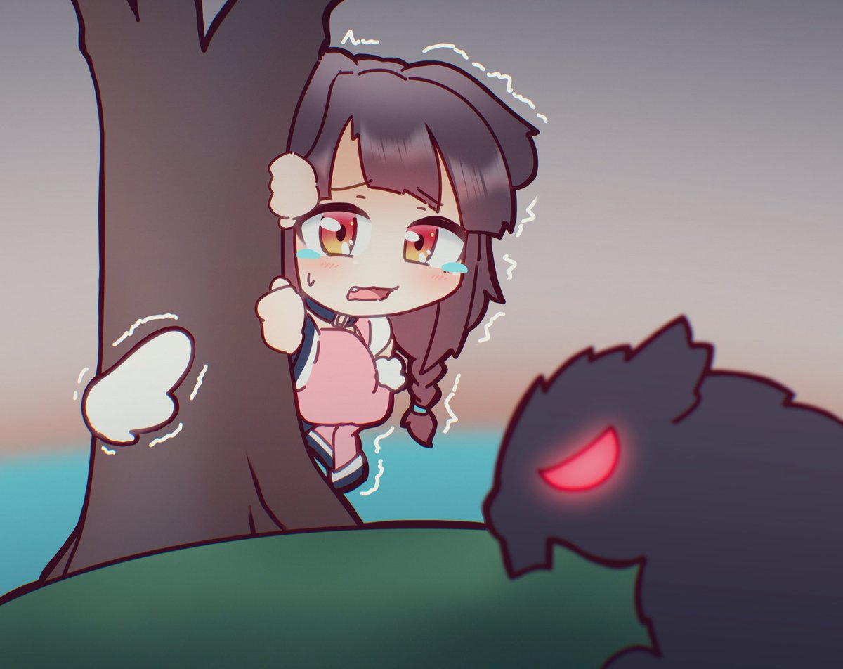 「ゾンビーバー同時視聴おつころーんです🦫
ハチャメチャパニックで楽しかった…😌」|あかいぬ将軍🥐のイラスト
