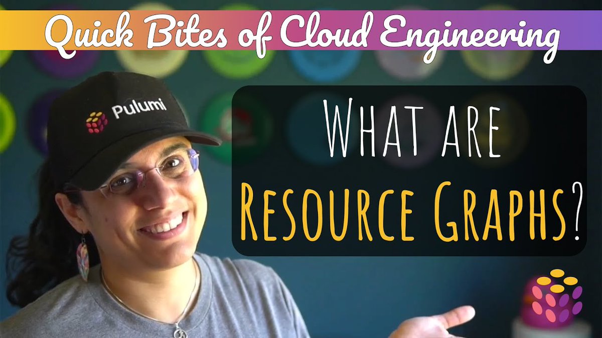 PulumiCorp's tweet photo. Join @nimbinatus for a review of resource graphs and graph theory in this episode of Quick Bites on #PulumiTV!
#cloudengineering #cloudcomputing #resourcegraph https://t.co/2X9nnjdGrW https://t.co/CiqDJM430B