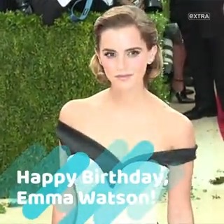 Happy birthday, Emma Watson!  