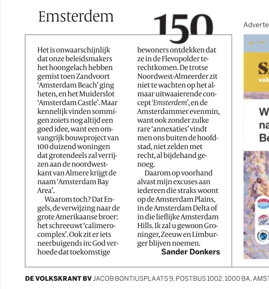 Ik ga aan de hipsters verklappen dat Nijmegen Noord niet in Nijmegen ligt