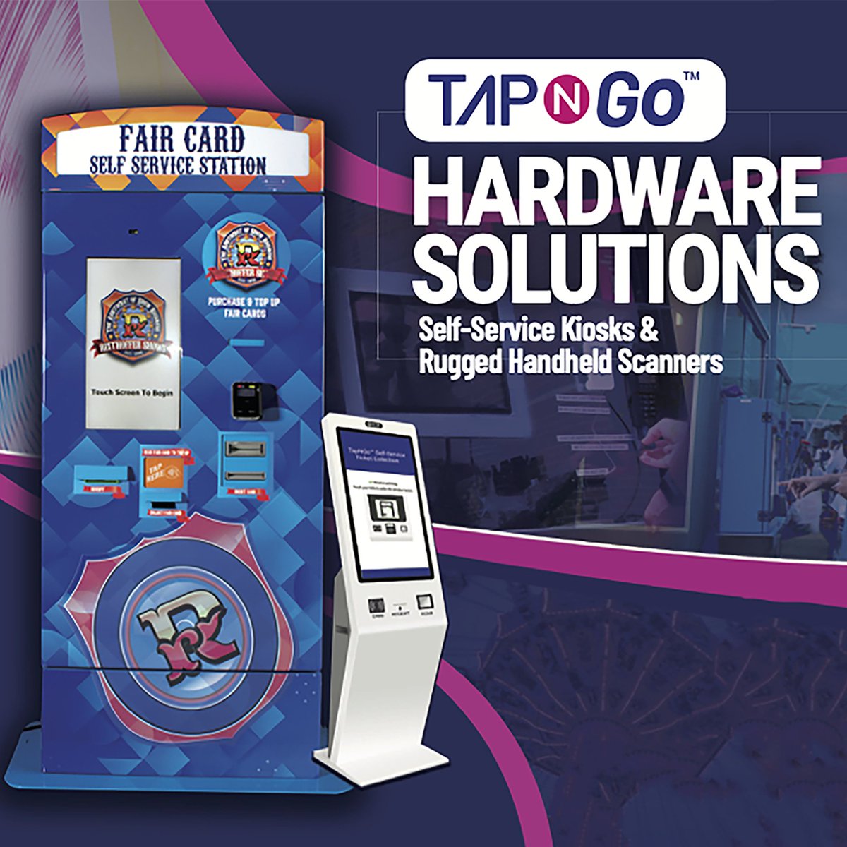 ✨ TapNGo™ self-service kiosks are easy to use, avoid human error and cash theft!