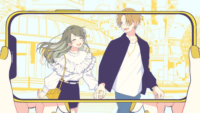 好きな人と手繋いじゃう妄想はしちゃうよね…と思いながら描いたところです🤝
この男の子も覚えておいてくれると…😉 
