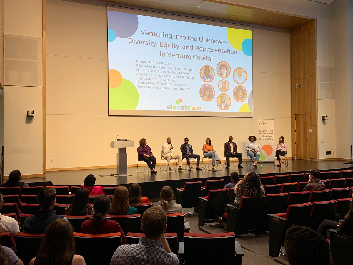 Great Venture Capital panel at the Elevate Diversity and Inclusion Conference <a href="/UTexasMcCombs/">Texas McCombs</a> today! Inspiring stories and perspectives on the future of VC from  <a href="/WeAreDivInc/">DivInc</a> <a href="/KaporCenter/">Kapor Center</a> <a href="/DebutCapital/">Debut Capital</a> @NotleyVentures <a href="/UTexasMBA/">Texas McCombs MBA</a> <a href="/UTRTF/">UT RTF</a> <a href="/UTAustin/">UT Austin</a>
