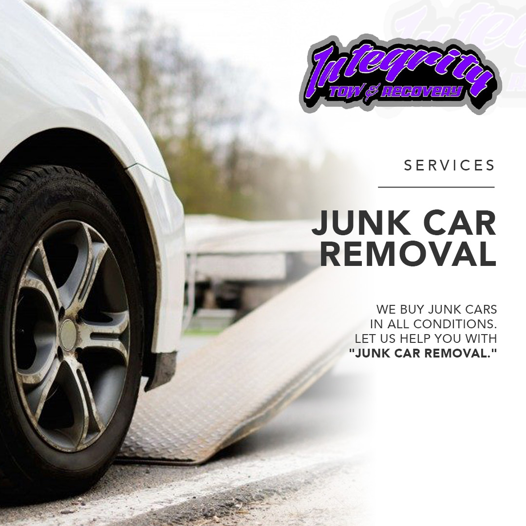 integrity_tow's tweet photo. Get rid of that eyesore in your yard without the hassle, we buy junk cars in all conditions. #IntegrityTow #JunkCarRemoval #JunkCars #CarRemoval https://t.co/UCRv3dOHky
