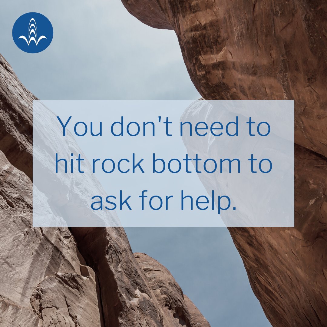 wellspringpreve's tweet image. "Other people have it worse." "I can still get through the day." "I haven't hit rock bottom."

However, you don't need to hit rock bottom to ask for help.

Take the first step toward #addictionrecovery by filling out our online #helptool: wellspringprevention.org/help-tool