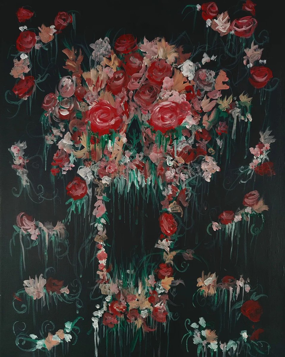 MindOnFires's tweet photo. @necrosorcery: Lich of the Floral Carpeting
#darkart #floraldesign #flowers #flowerpainting #deathart #darkpainting #necrosorcery #art #artist #design #illustrator #illustration #pretty #gothic https://t.co/eYxAeslHez