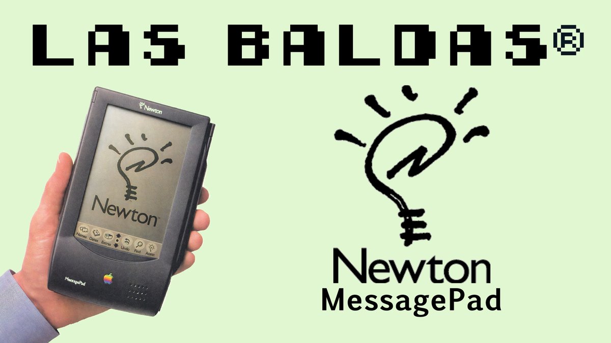 BaldasDeAntxiko's tweet photo. Esta noche, a las 22:00: ¡Vuelven las Baldas!

Hoy: Apple Newton MessagePad.

Esa de cuando se inventó la palabra PDA.
https://t.co/mvWAVVCz0A https://t.co/ALjOuP6C2m