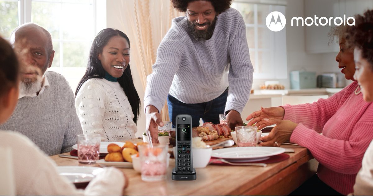 shopmotorola's tweet photo. Happy Easter Weekend!🐣
Conversations, smarter💫
#AXSeries #JustAsk #Alexa #motorola #digital #cordless #homephone
https://t.co/auaP1aLS5o https://t.co/e6WpftUN2p