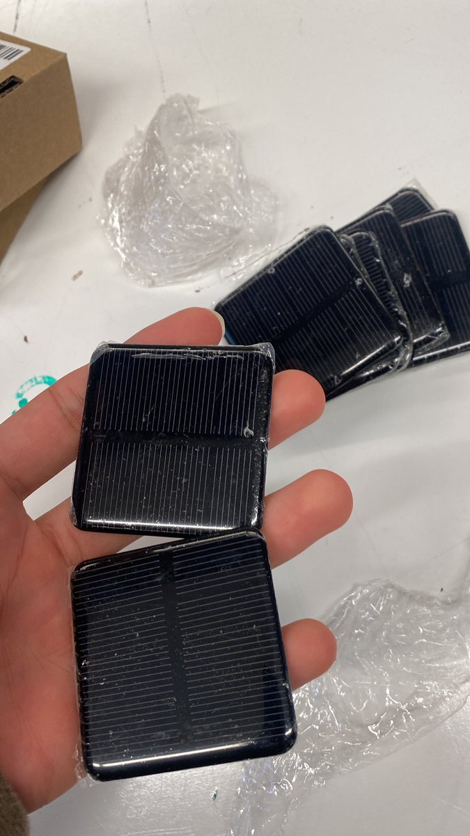 Donavin_DK_MET's tweet photo. Today we began to setup our solar panels and ordered some extra parts to make them work properly for our project #PeoriaMET #PeoriaMETTech https://t.co/BBlEfrQVmJ