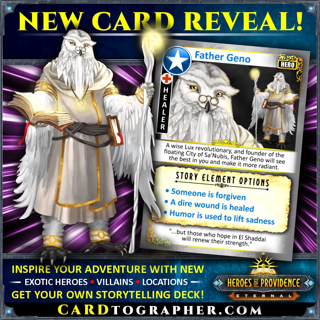HeroesEternal's tweet photo. Need someone to believe in you? π
Adventure! Laughter! Stories! βοΈ Get yours now at https://t.co/Ljy9mwYj4h
#NewCardGame #CardGame #dnd #fantasy #rpg #ttrpg #gamenight #pathfinder #familynight #FamilyFun #BusyMom #BusyDad #BusyParent #FamilyGameNight #fantasyArt https://t.co/3tgnuyVqLC