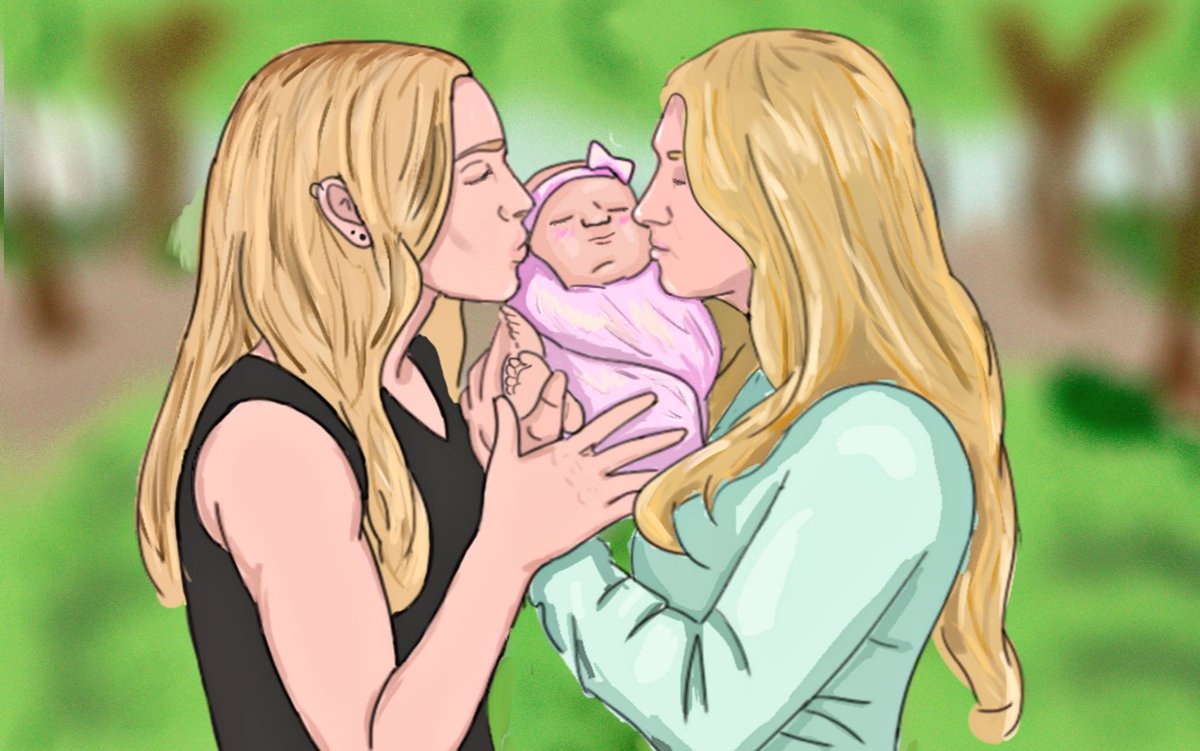 canaryava's tweet photo. We need season 8 so we can see avalance moms era! It's incredibly important to see representation of a wlw couple becoming moms and starting a family by their own. How badass is that?!  #RenewLegendsOfTomorrow @LoTWritersRoom @jesmacallan @caitylotz https://t.co/HF8XcAIt6B