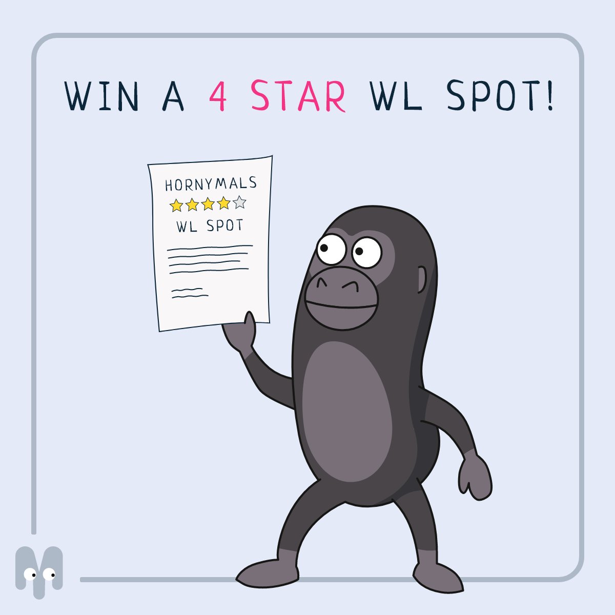 WIN A 4 STAR WL SPOT! ⭐️⭐️⭐️⭐️

To enter:

1. Give us the naughtiest reason, why you should win this one? 

2. RT this and you are in the competition!🔥

Stay horny! 🤙

#Whitelistcompetition #NFTworld  #WLGiveaways