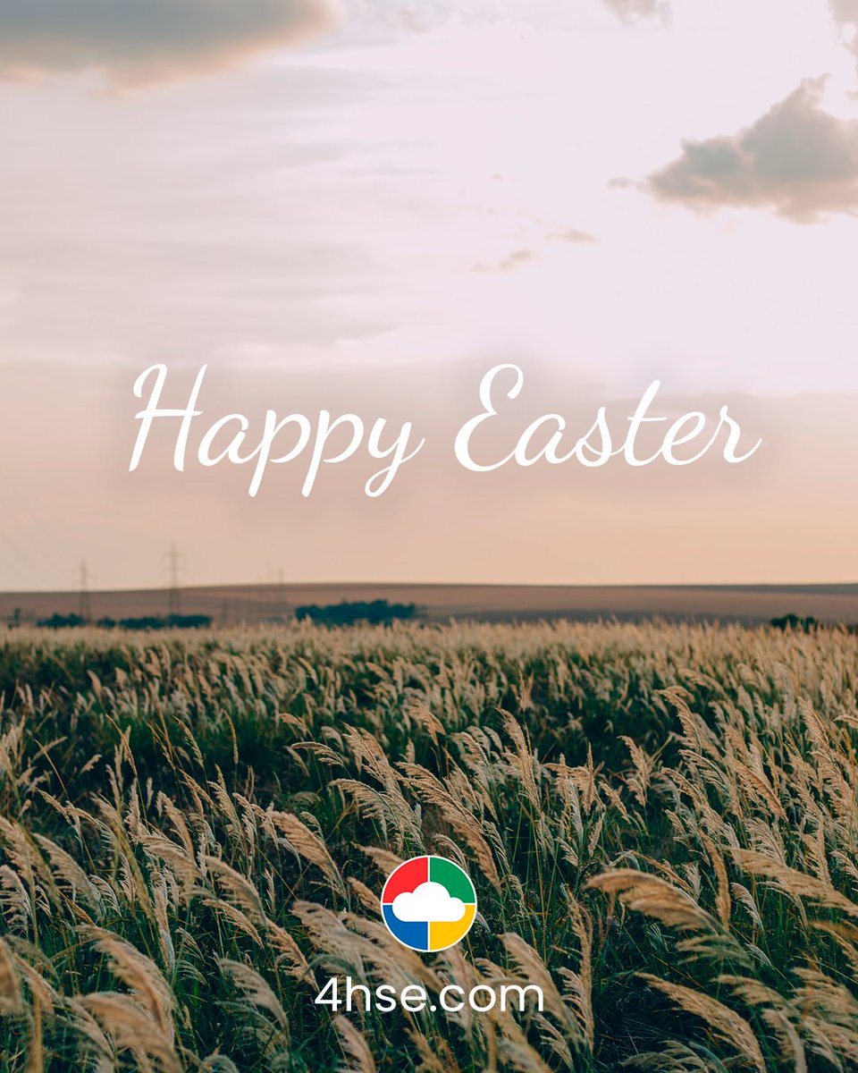 4hse_software's tweet photo. Best wishes for a happy Easter, with our thought turned to what is happening in the East!🌿
#hope #peace https://t.co/s5C4lcyinw
