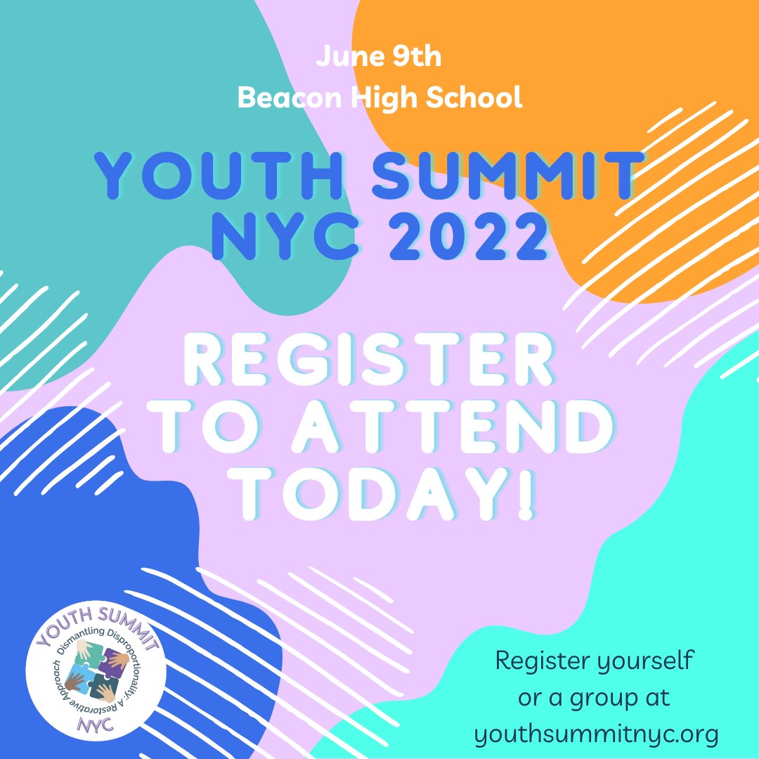 youthsummitnyc's tweet photo. General registration for Youth Summit NYC 2022 is finally here! Register yourself or a group on our website (link in bio) before the deadline on April 30 🗓 We can’t wait to see you all there! https://t.co/IT7AYlHE3K