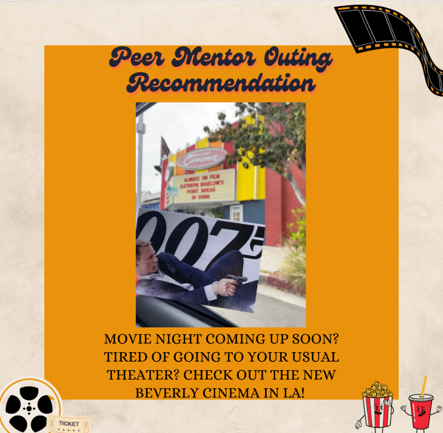 "Hi! I wanted to share a place that holds dear to me. I discovered the New Beverly Cinema back in 2017. It's worth it to come check this place out whenever you have time. Make sure you bring your vaccination card and ID." -Sam, Social Science Peer Mentor. #csulb #csulbcaminos