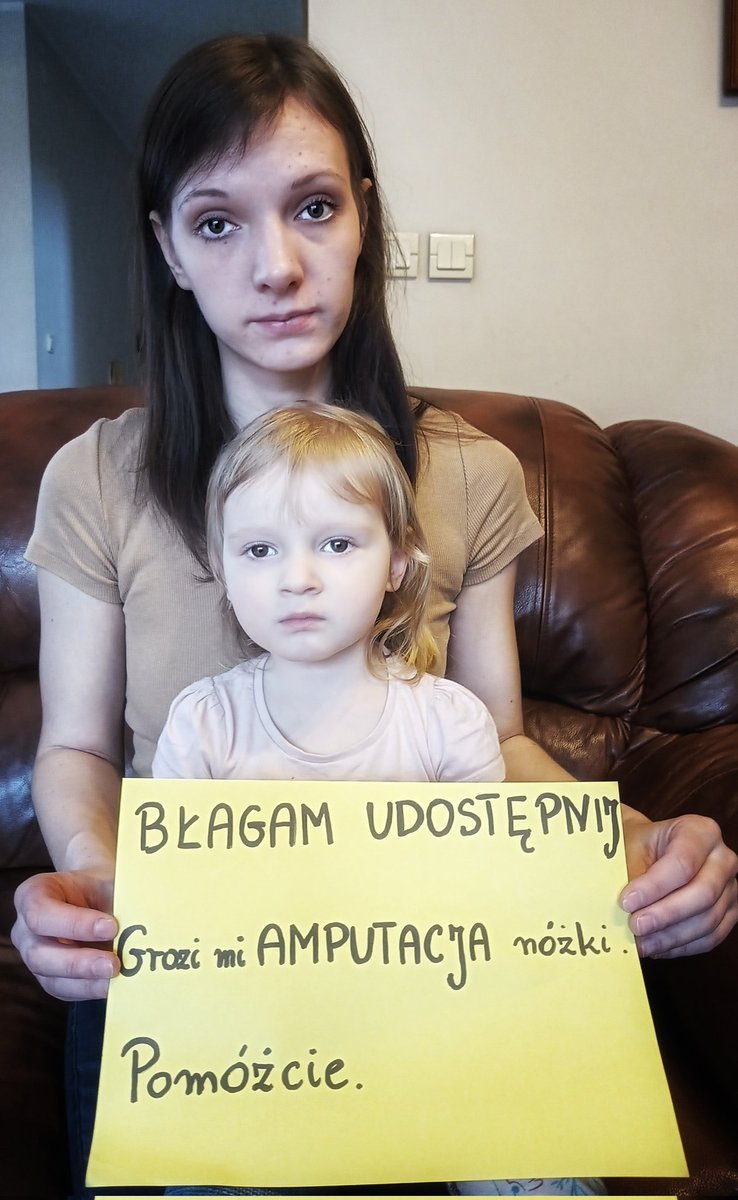 DobroWracaMG's tweet photo. ‼️BŁAGAM o POMOC😰"Ratujcie nóżkę mojej Córki przed AMPUTACJĄ. Marcela musi  przejść ważną trzecią operację na którą brakuje 110 tys zł. Wychowuje Córkę sama, bez Waszej pomocy przegram życiową szansę na jej sprawność. Dziękuję za każdą złotówkę. Mama"👇https://t.co/5BZxKDjcxQ https://t.co/030oNVviAh