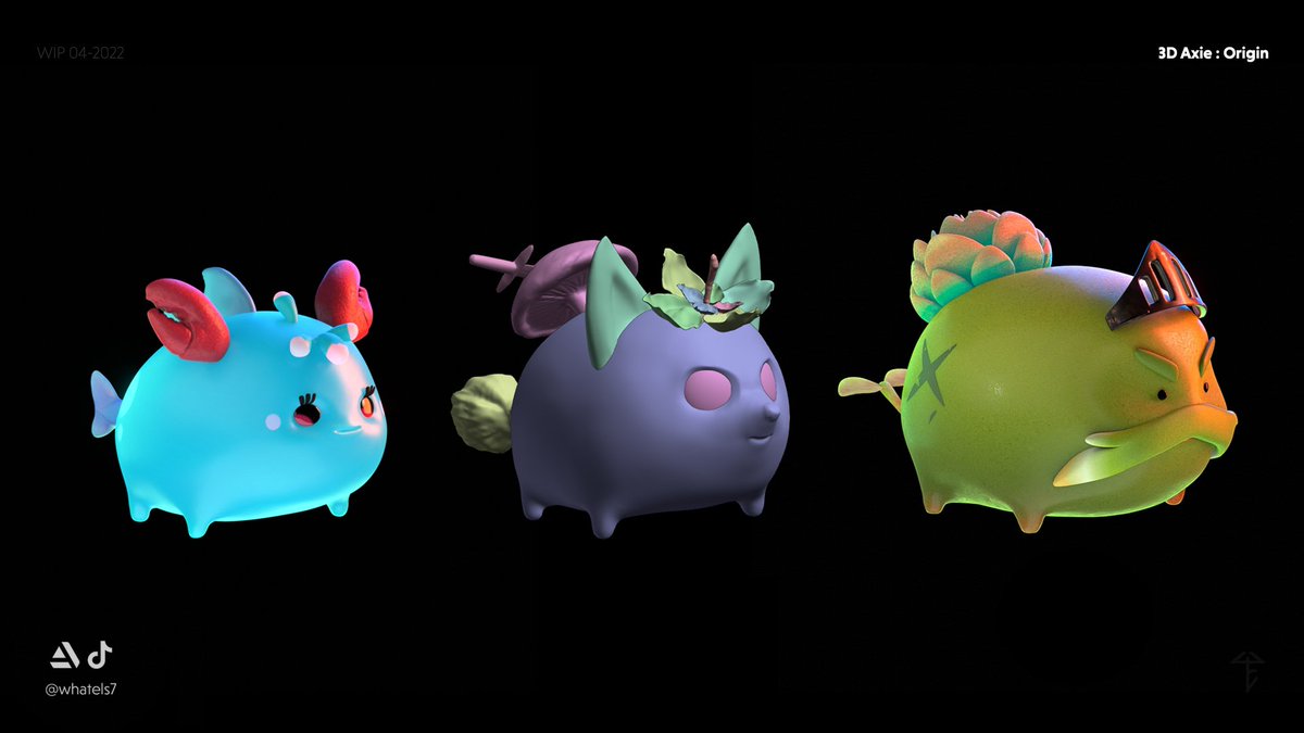 JeffreyBajado's tweet photo. Quick size comparison of 3d starter #axieorigin models by @WhatEls7. Do you want a 3d version of your Axie?🕺
#3dart #Blender3d #3dmodeling #AxieInfinity #WhatEls https://t.co/XCcAiNjiC3